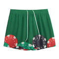 Casino Poker Chips Print Mesh Shorts