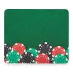 Casino Poker Chips Print Mouse Pad