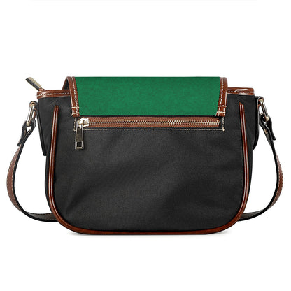 Casino Poker Chips Print Saddle Bag