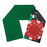 Casino Poker Chips Print Scarf