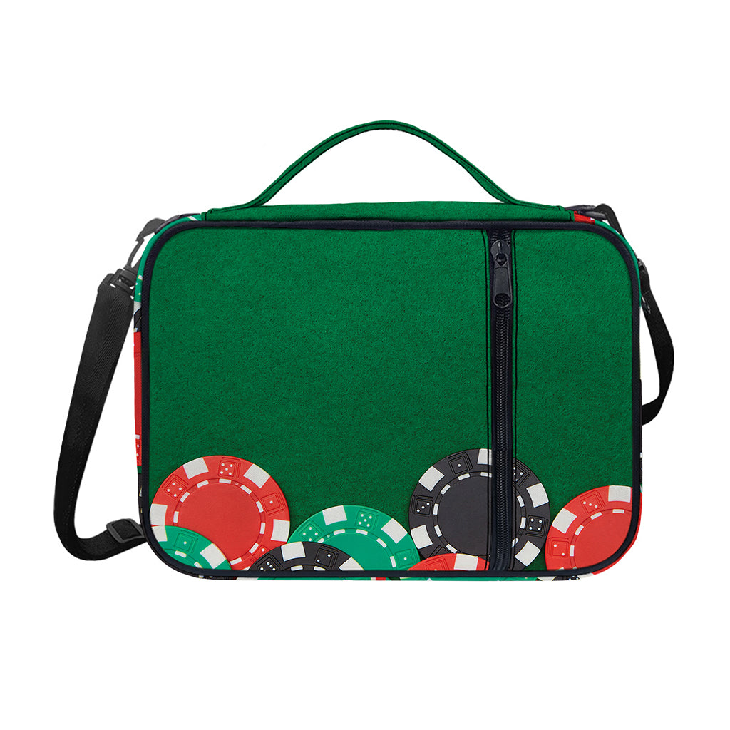 Casino Poker Chips Print Shoulder Strap Bible Bag