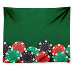Casino Poker Chips Print Tapestry