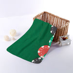 Casino Poker Chips Print Towel