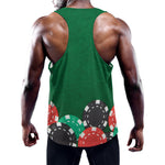 Casino Poker Chips Print Training Tank Top