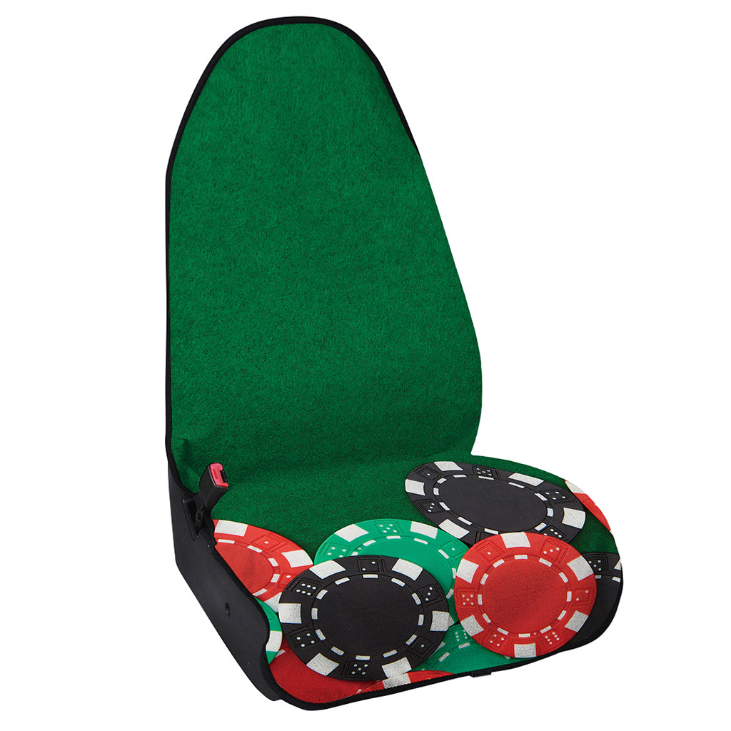 Casino Poker Chips Print Waterproof Car Seat Cover