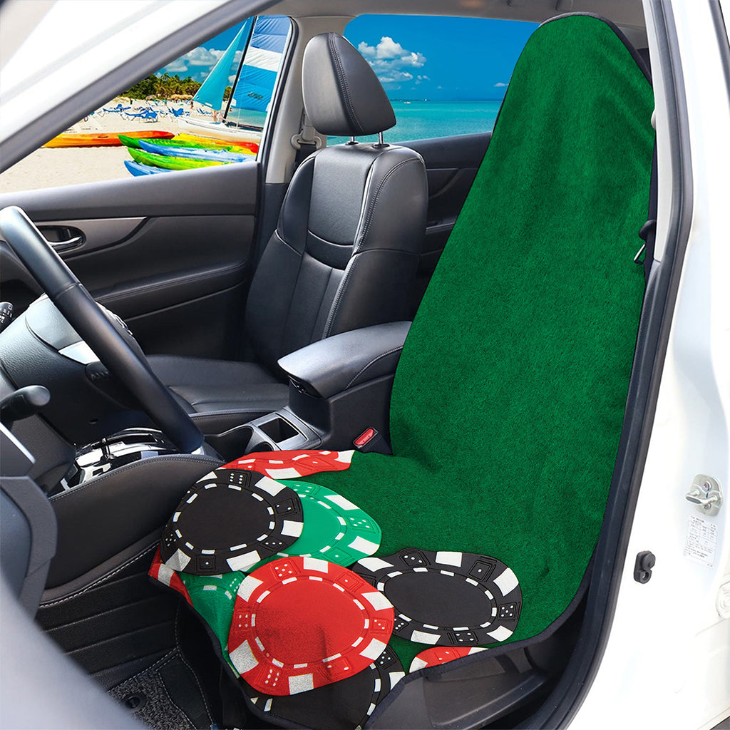 Casino Poker Chips Print Waterproof Car Seat Cover