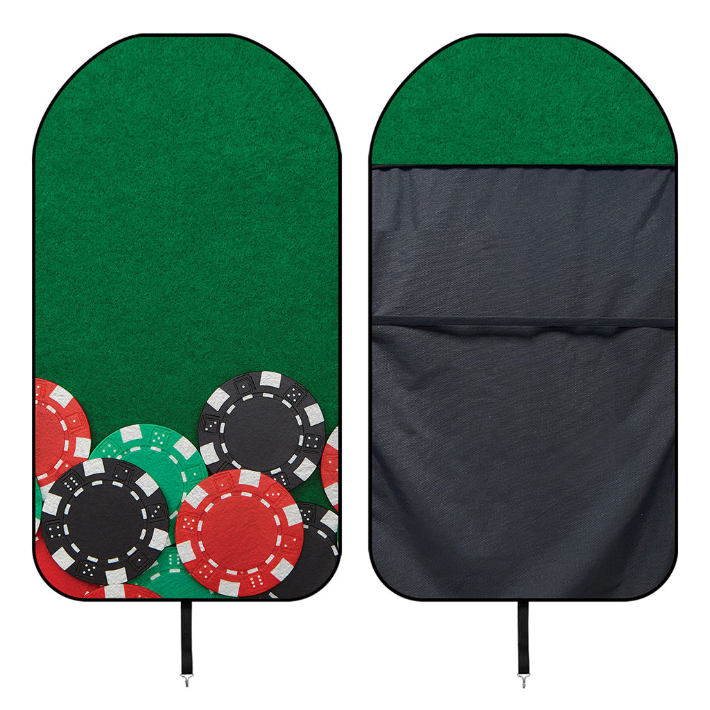 Casino Poker Chips Print Waterproof Car Seat Cover