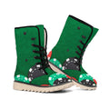 Casino Poker Chips Print Winter Boots
