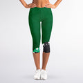 Casino Poker Chips Print Women's Capri Leggings