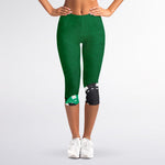 Casino Poker Chips Print Women's Capri Leggings