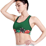 Casino Poker Chips Print Women's Sports Bra