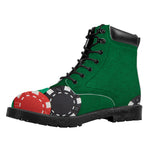 Casino Poker Chips Print Work Boots