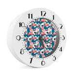 Casino Poker Pattern Print Alarm Clock