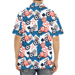 Casino Poker Pattern Print Aloha Shirt