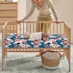 Casino Poker Pattern Print Baby Crib Sheet