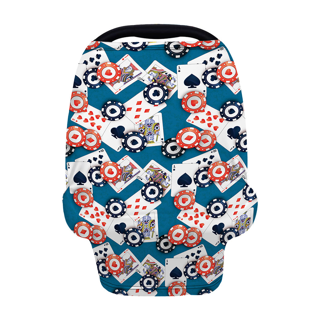Casino Poker Pattern Print Baby Seat Cover