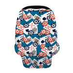Casino Poker Pattern Print Baby Seat Cover