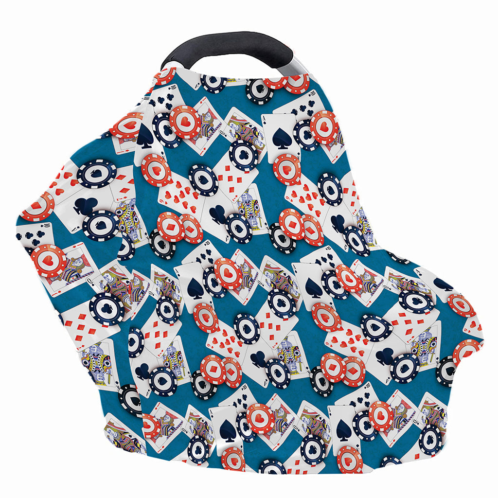 Casino Poker Pattern Print Baby Seat Cover