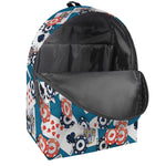 Casino Poker Pattern Print Backpack
