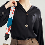 Casino Poker Pattern Print Bag Strap