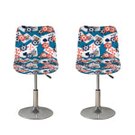 Casino Poker Pattern Print Bar Stool Covers