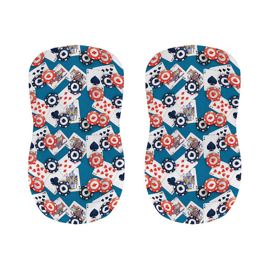 Casino Poker Pattern Print Bar Stool Covers