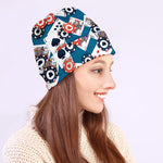 Casino Poker Pattern Print Beanie