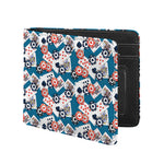 Casino Poker Pattern Print Bifold Wallet