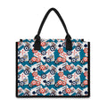 Casino Poker Pattern Print Canvas Tote Bag