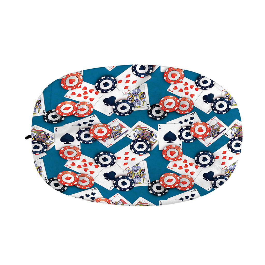Casino Poker Pattern Print Car Side Mirror Covers
