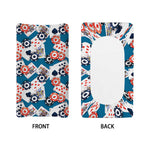 Casino Poker Pattern Print Changing Pad Cover