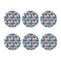 Casino Poker Pattern Print Coaster Set