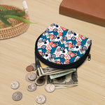 Casino Poker Pattern Print Coin Purse