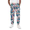 Casino Poker Pattern Print Cotton Sweatpants
