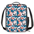 Casino Poker Pattern Print Crossbody Lunch Bag