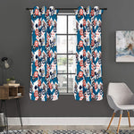 Casino Poker Pattern Print Curtain