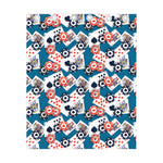 Casino Poker Pattern Print Curtain