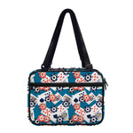 Casino Poker Pattern Print Double Strap Bible Bag