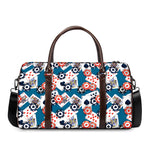 Casino Poker Pattern Print Duffle Bag