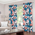 Casino Poker Pattern Print Extra Wide Grommet Curtains
