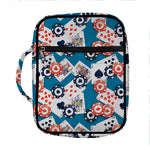 Casino Poker Pattern Print Front Pocket Bible Bag