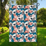Casino Poker Pattern Print Garden Flag