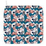 Casino Poker Pattern Print Hand Towel