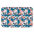 Casino Poker Pattern Print Indoor Door Mat