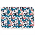 Casino Poker Pattern Print Indoor Door Mat