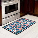 Casino Poker Pattern Print Kitchen Mat