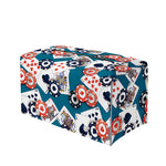 Casino Poker Pattern Print Leather Tissue Box Cover