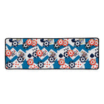 Casino Poker Pattern Print Long Kitchen Mat
