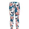 Casino Poker Pattern Print Men's Leggings