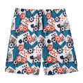 Casino Poker Pattern Print Men's Swim Trunks